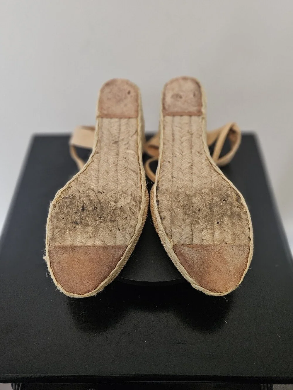 Lauren Ralph Lauren Women's Cala Espadrille‎ Wedge Sandals Tan Size 11B